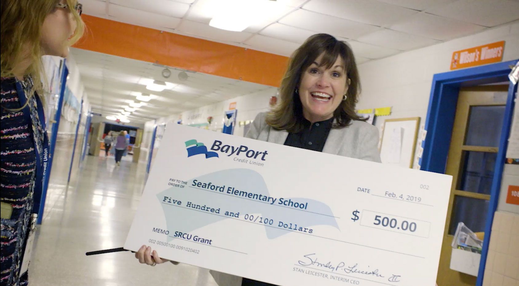 school receives more scholarship funding from BayPort