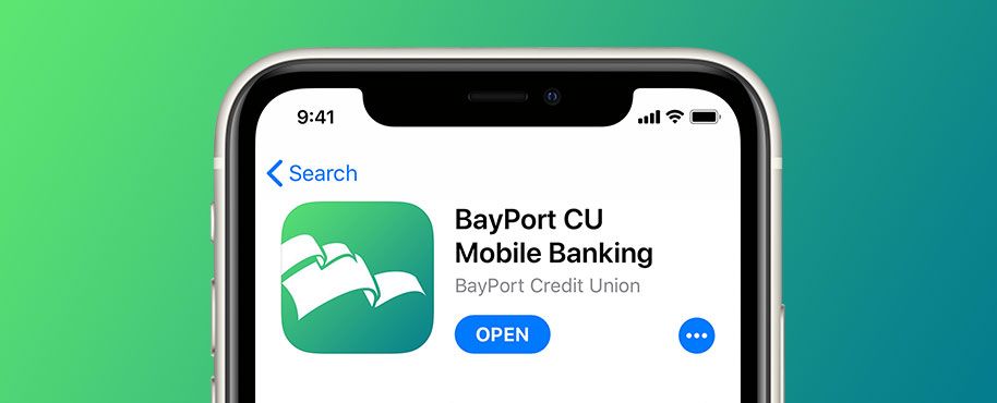 BayPort mobile banking app