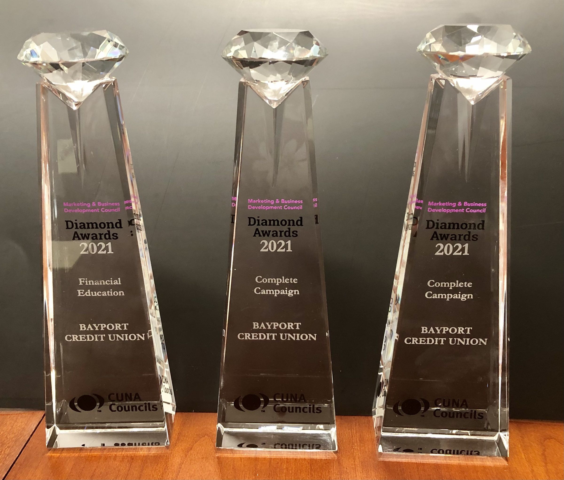 BayPort Wins Three CUNA Diamond Awards for Marketing Campaigns, Financial  Education