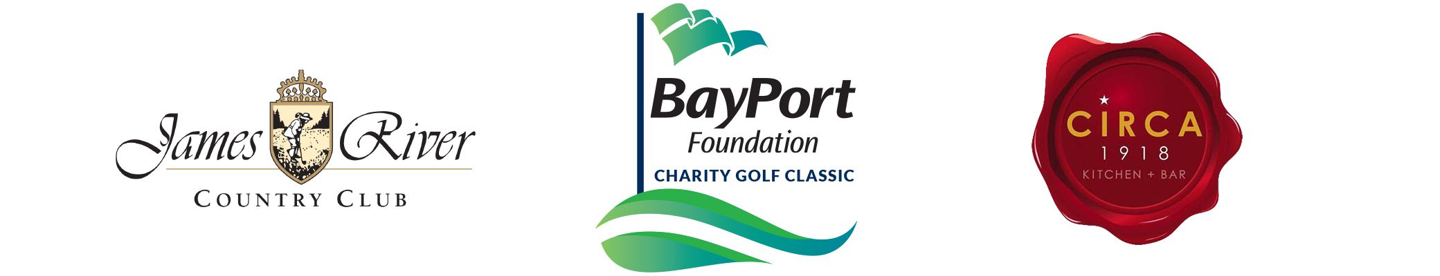BayPort Foundation golf event logos